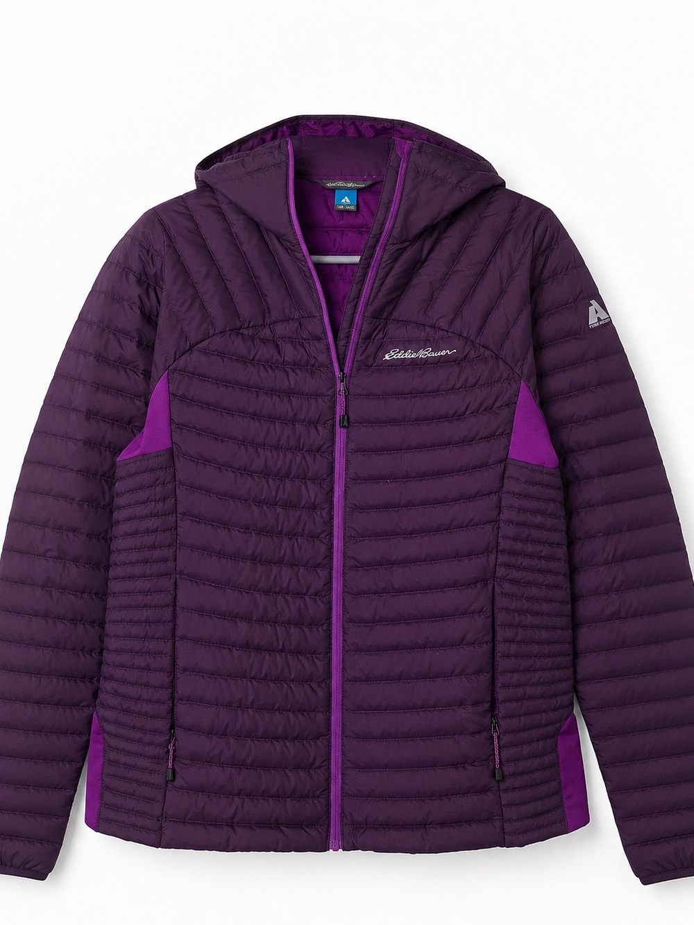 Eddie Bauer Womens' Packable Hooded Insulated Jacket - Deep Purple